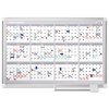 Mastervision Four Month Planner, 36x24, Aluminum GA03105830